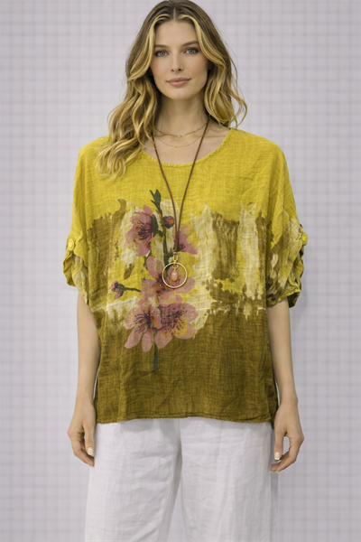 İtalyan  Kolyeli Pamuk Bluz 2601XA9 - 10739