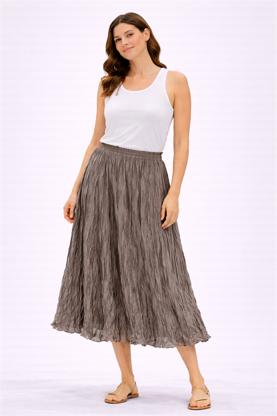 İtalyan Saten Etek 2511X17 - 31034