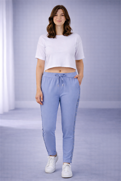 İtalyan Şeritli Pantolon 25088414 - 8162 D