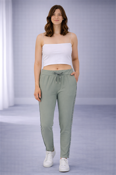 İtalyan Şeritli Pantolon 25088414 - 8162 D