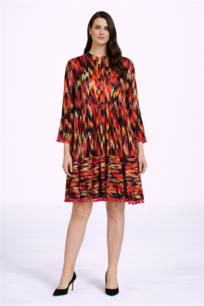 Ponponlu Mini Elbise