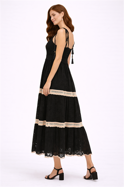 Uzun İp Askılı Elbise 250416227 - 8811