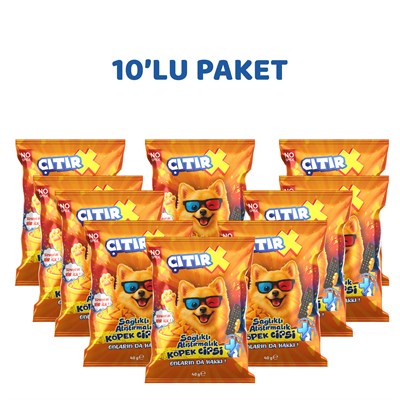 ÇıtırX Köpek Cipsi (40 Gr. x 10 Adet)