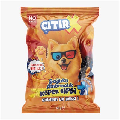 ÇıtırX Köpek Cipsi 40 Gr.