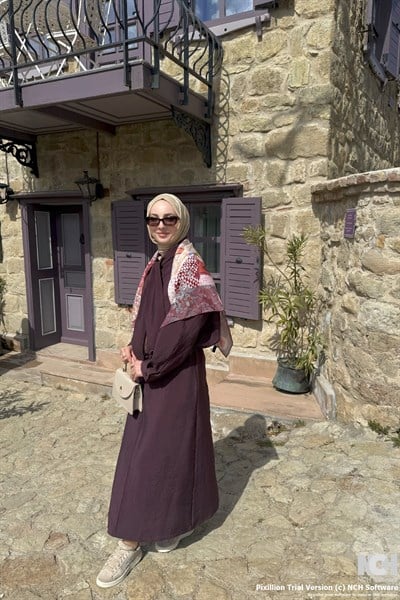 Mürdüm Ceketli Takım
