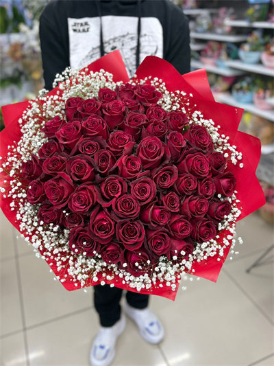 51 Kırmızı Gül Buketi