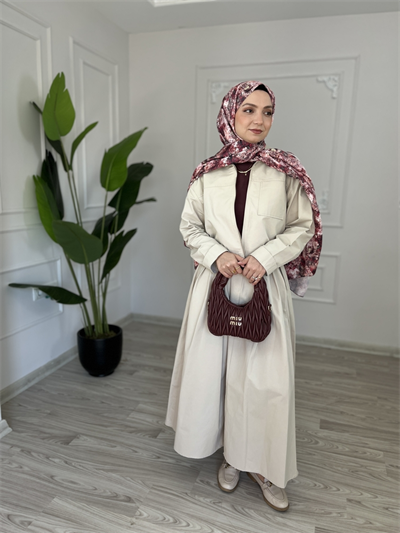Gabardin Kumaş Etekli Takım
