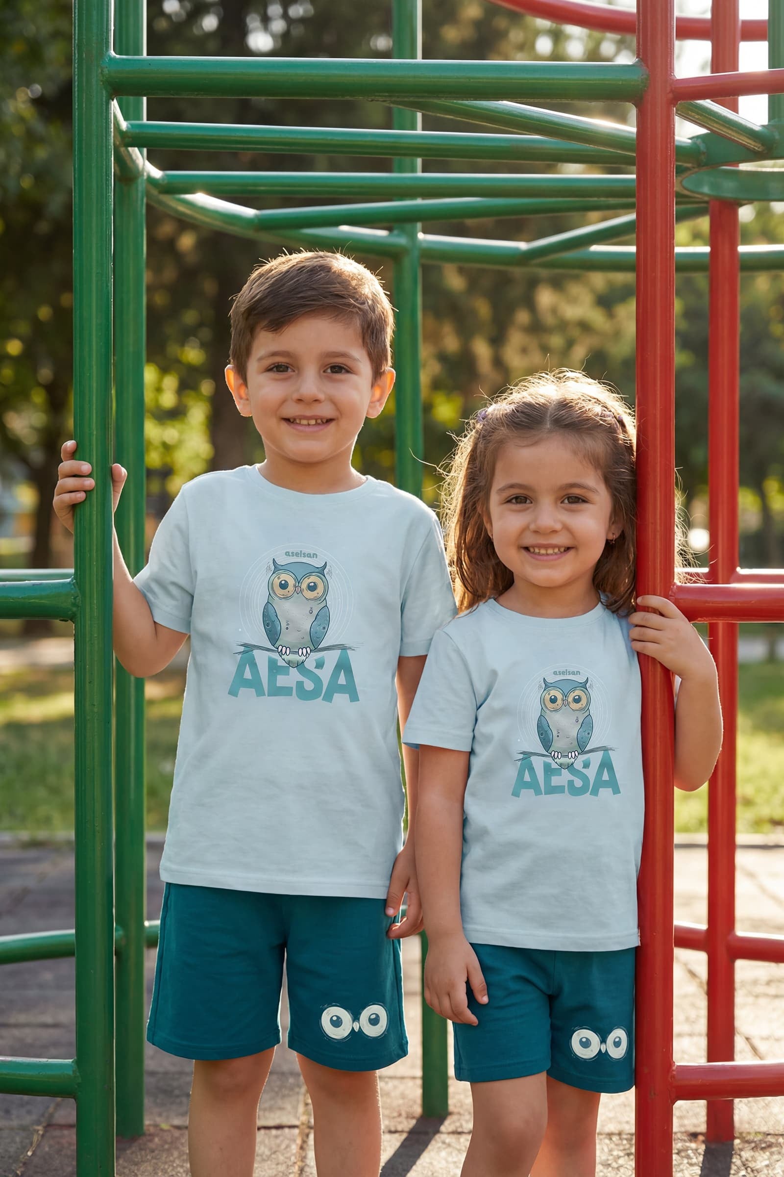 ASELSAN AESA BAYKUŞLU ÇOCUK ŞORTLU TAKIM