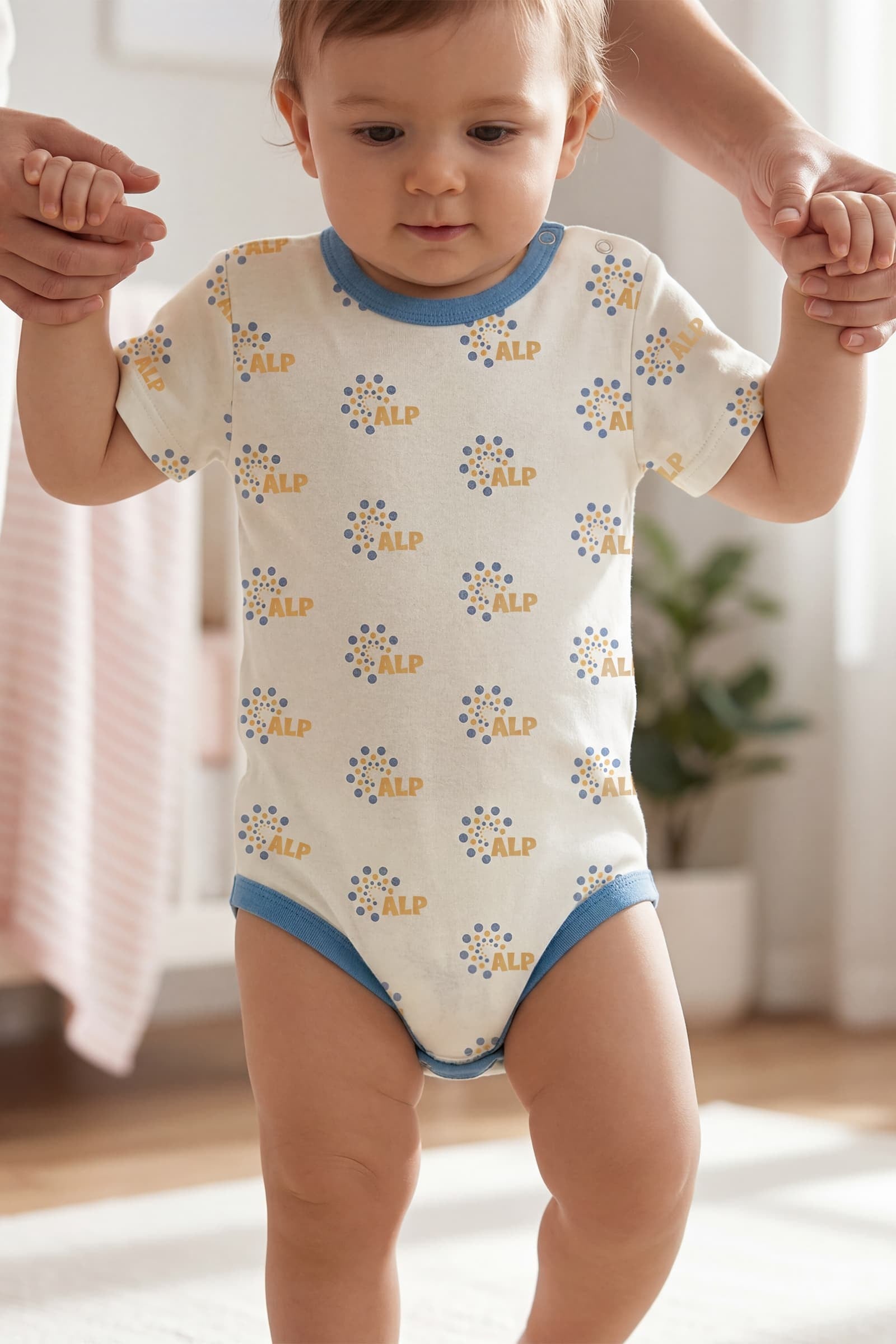 ASELSAN ALP DESENLİ EKRU BEBEK ZIBIN