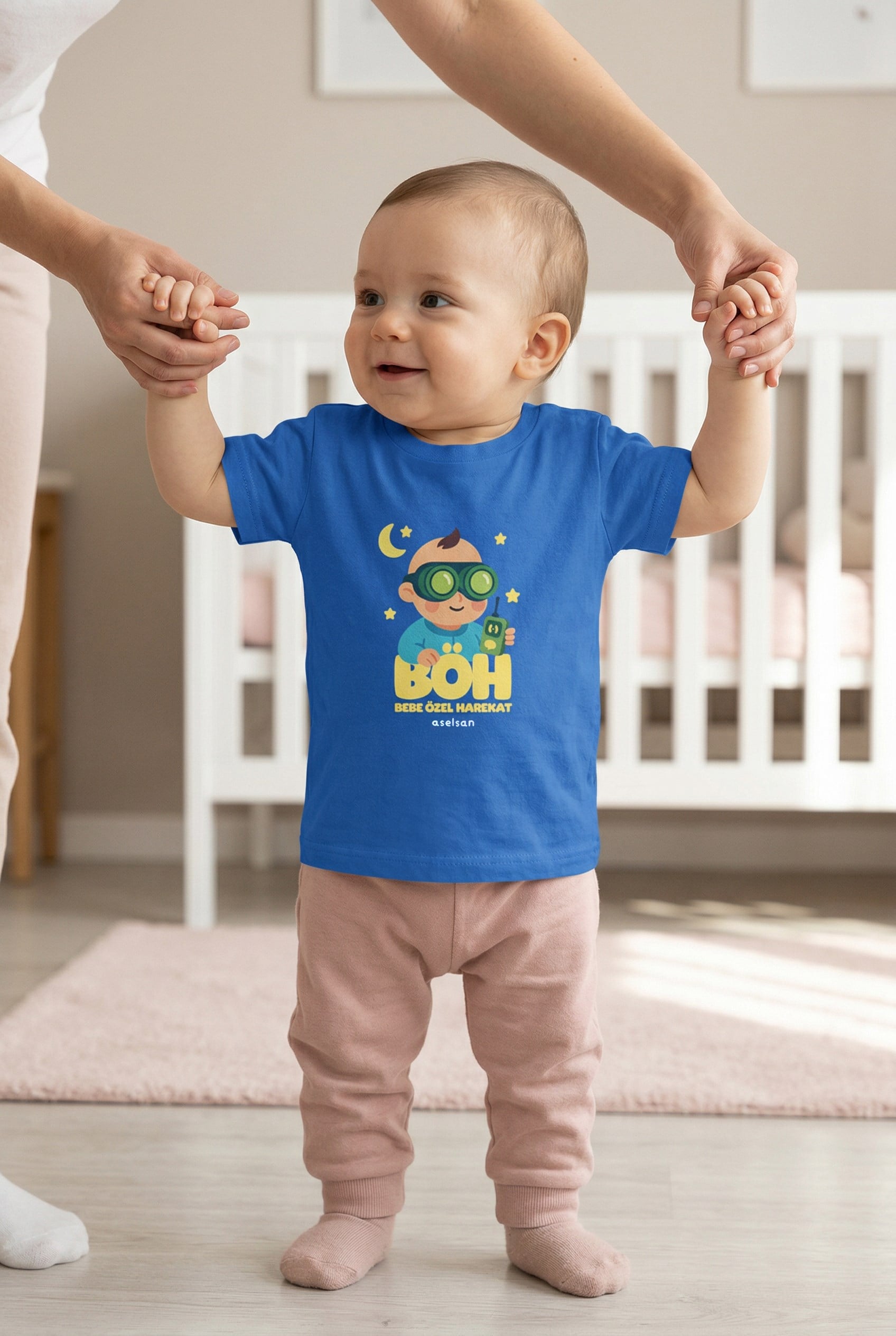 ASELSAN BÖH MAVİ BEBEK TİŞÖRT