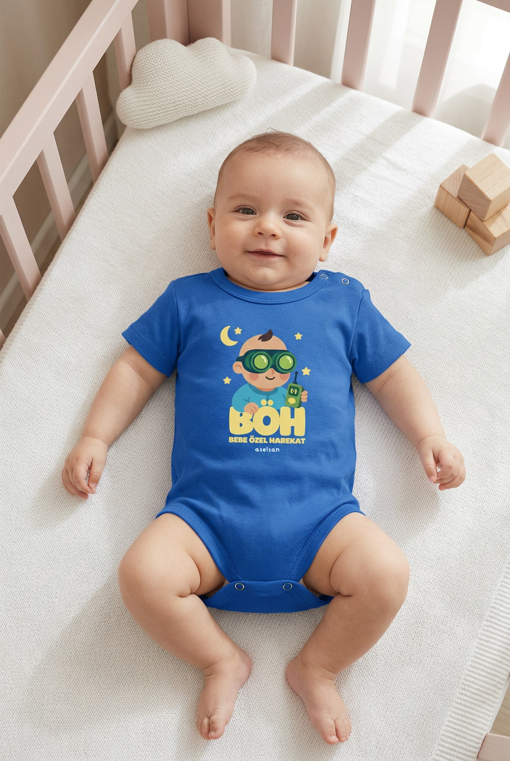ASELSAN BÖH MAVİ BEBEK ZIBIN