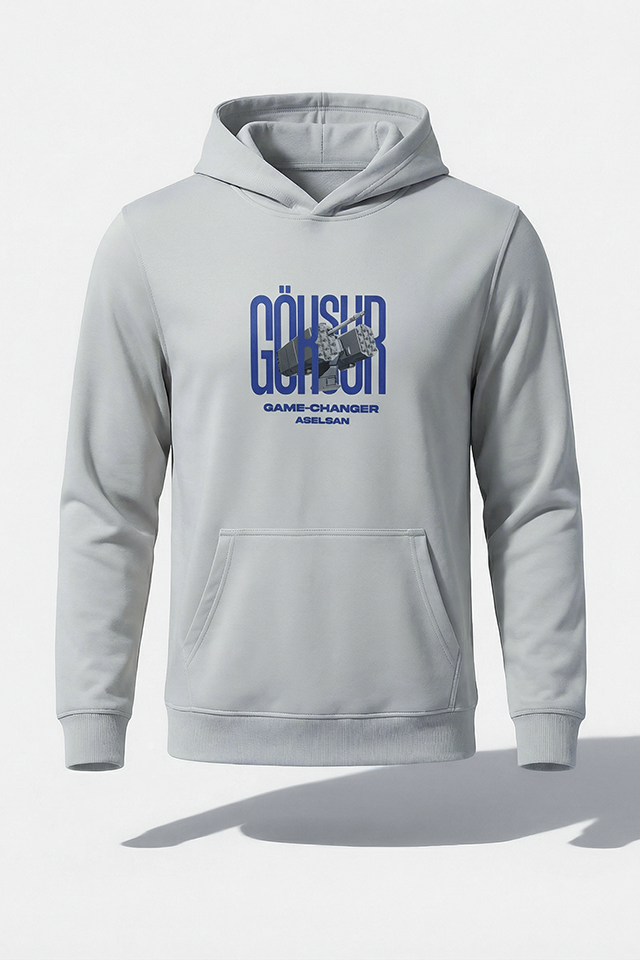ASELSAN GÖKSUR TAŞ RENGİ KAPÜŞONLU SWEATSHIRT