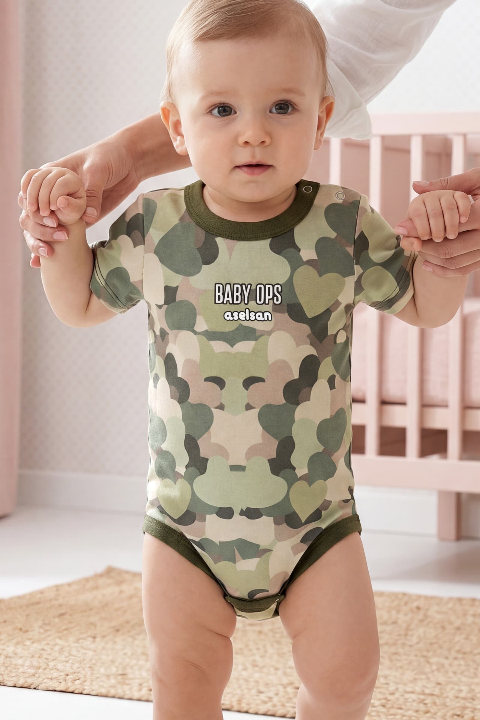 ASELSAN KAMUFLAJ DESENLİ BEBEK ZIBIN
