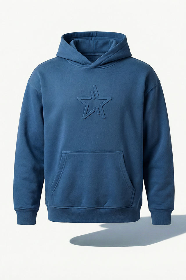 HAVELSAN KABARTMA AMBLEMLİ MAVİ KAPÜŞONLU SWEATSHIRT