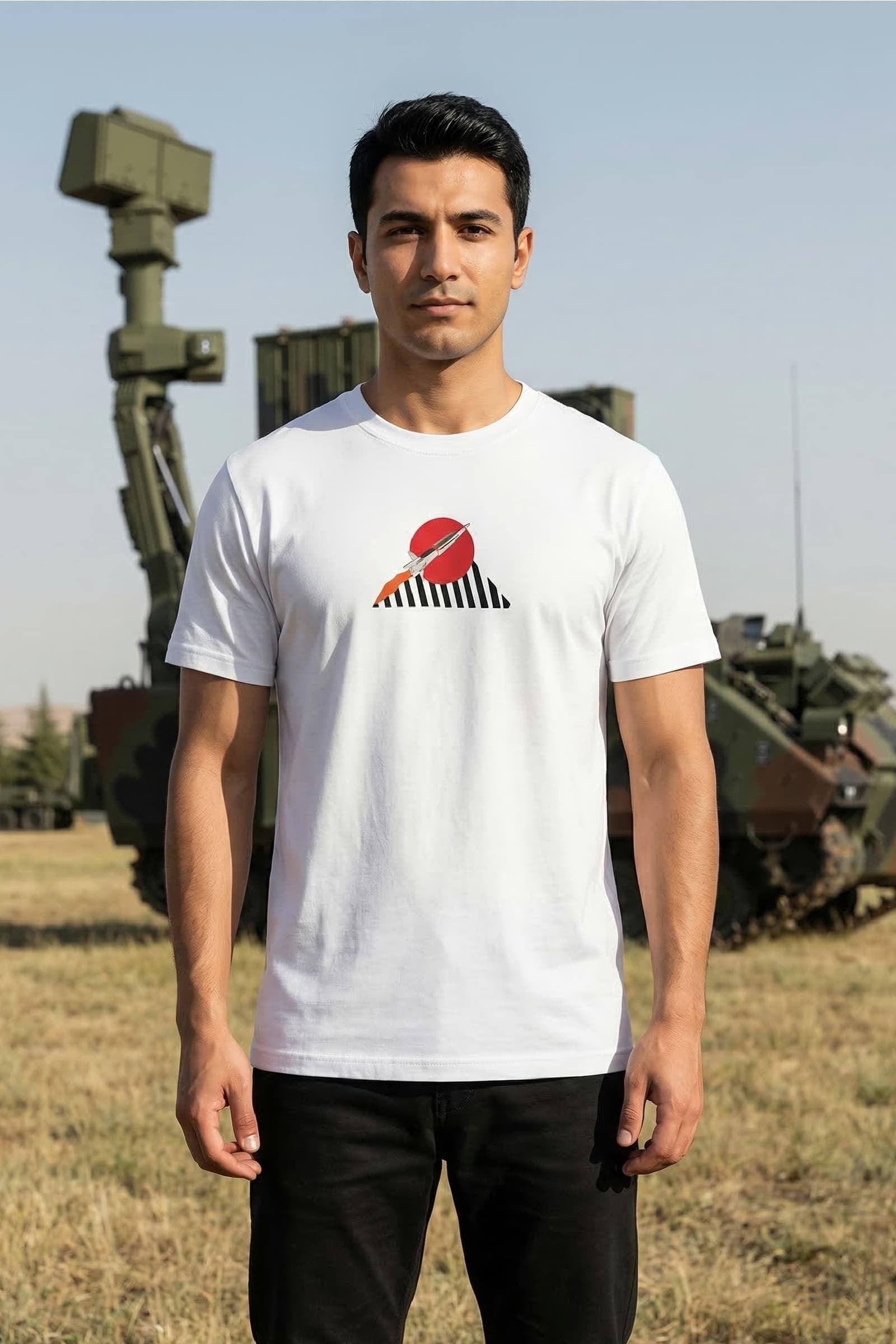 ROKETSAN BEYAZ BASIC TİŞÖRT