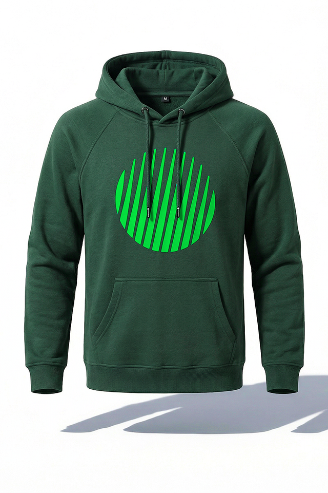 ROKETSAN YEŞİL KAPÜŞONLU SWEATSHIRT