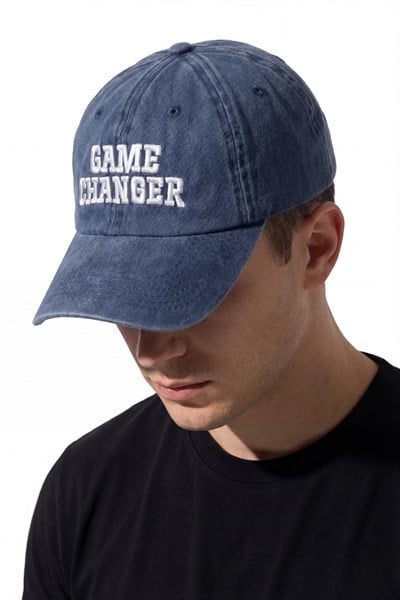 ASELSAN GAME CHANGER %100 PAMUKLU YIKAMALI MAVİ KEP ŞAPKA