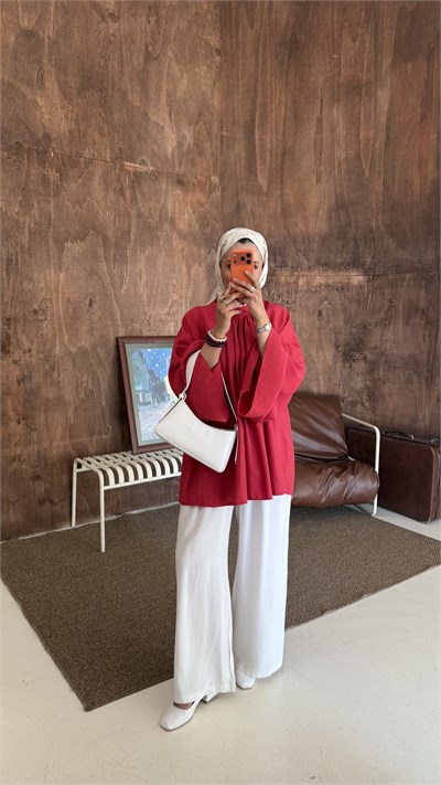Elara Collection Oversize Kalıp İpanyol Kol Tunik