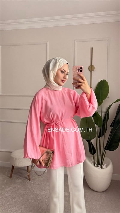 Soft Form Balon Kol Tasarım Tunik