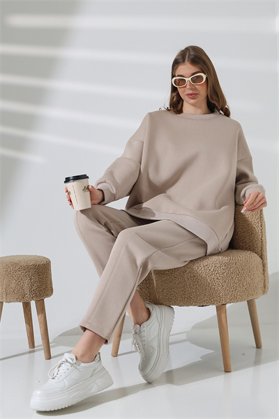 Üç İplik Sweat Pantolon Takım