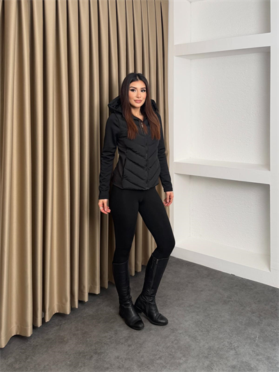 Kapüşonlu Range Viral Mont Siyah