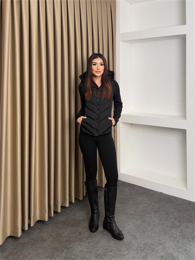 Kapüşonlu Range Viral Mont Siyah