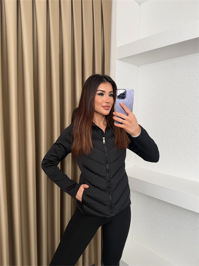 Kapüşonlu Range Viral Mont Siyah