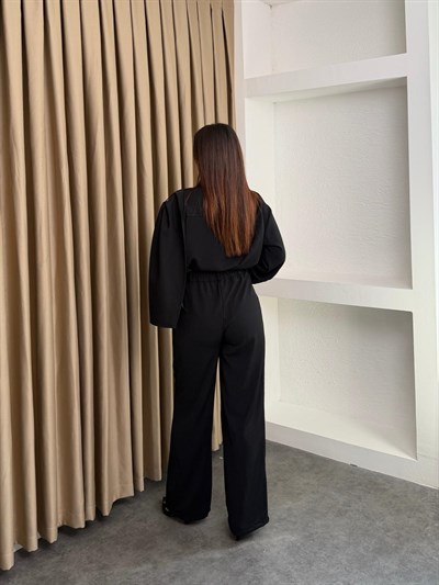 Şal Yaka Takım Siyah