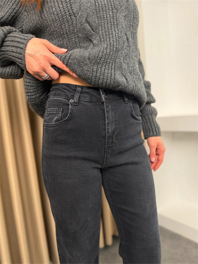 Yüksek Bel Straight Jean