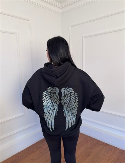 Arkası Taşlı Sweatshirt 