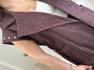  Denim Yelekli Takım