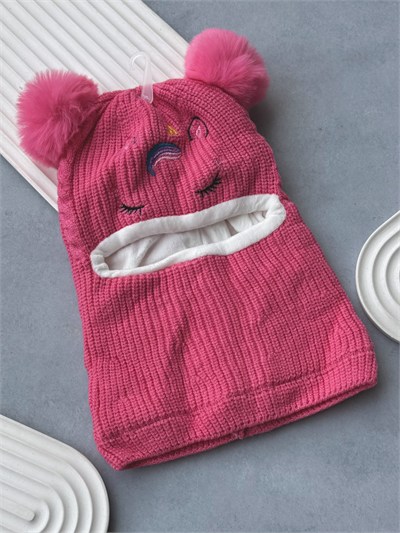 Koyu Pembe Unicorn Balaclava
