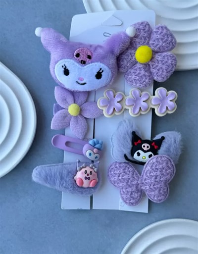 Peluş Kuromi Toka seti