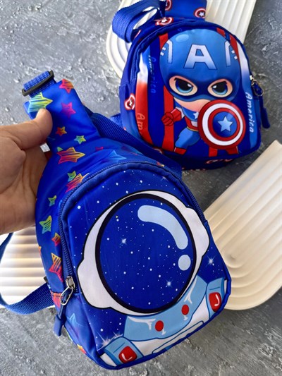 Süper Kahramanlar Erkek Çocuk Yan Çanta