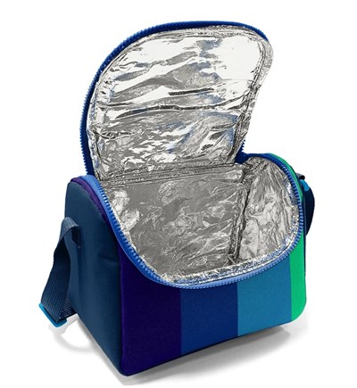 Coral High Mavi Çizgili Thermo Beslenme Çantası