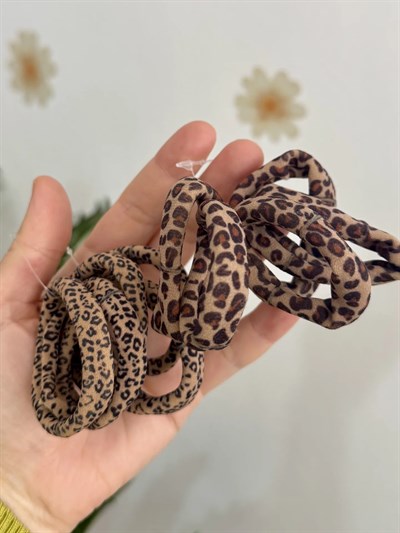 Leopar Desenli 6lı Lastik