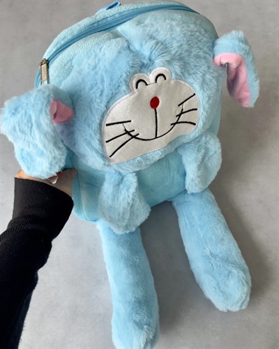 Kulakları Hareketli Işıklı Doraemon Çanta