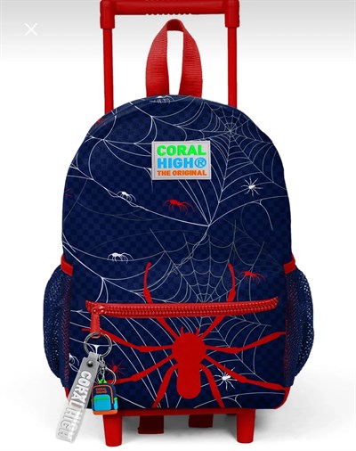 Spiderman Çekçekli Coral High 1. Sınıf Anaokulu Okul Çanta