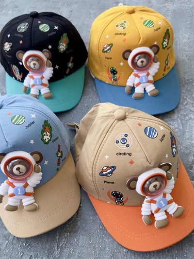 Astronot Teddy Erkek Çocuk Şapka