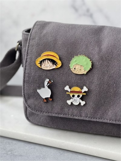 One Piece Temalı 4Lü Rozet Seti