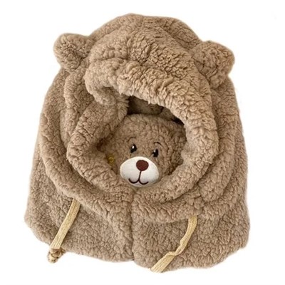 Peluş Teddy Şapka & Atkı