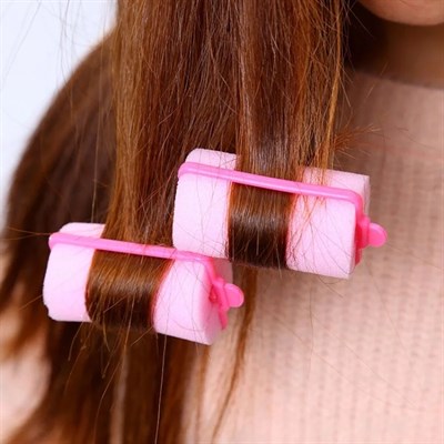6lı Pembe Sünger Bigudi
