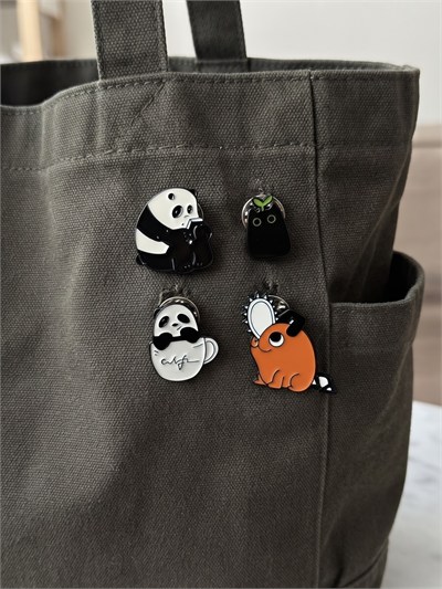 Pochita&Panda 4Lü Rozet Seti