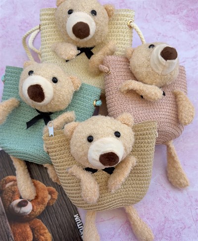 Teddy Hasır Çanta