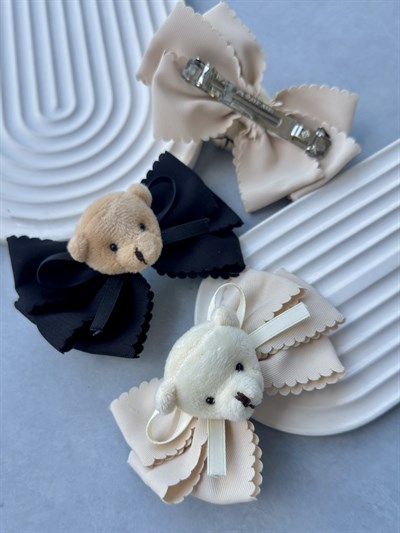 Teddy Detaylı Kurdele Otomatik Toka