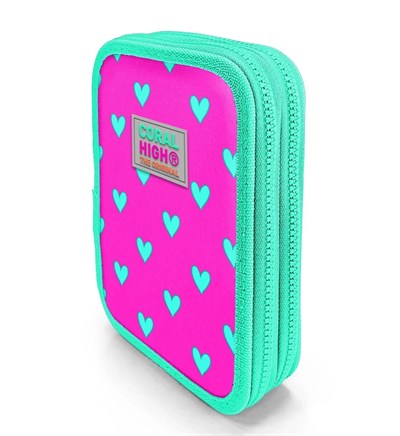 Coral High Kalp Desenli 2 Katlı Kalemlik