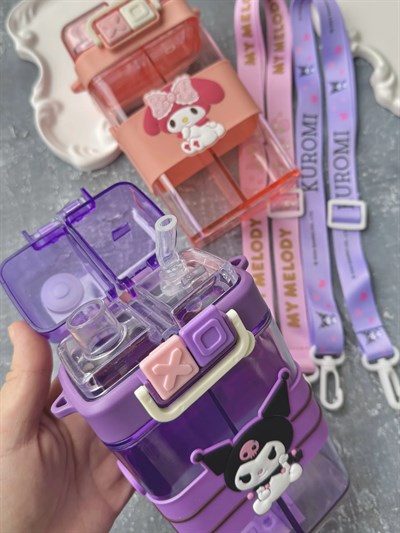 İki Bölmeli Kuromi & My Melody Suluk