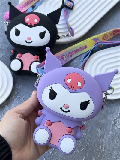 Kuromi Silikon Askılı Çanta