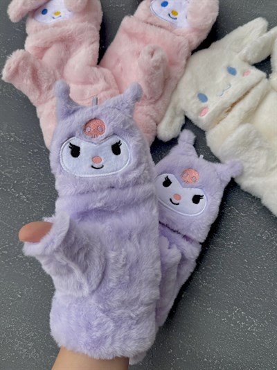 Kuromi My Melody Katlanabilir Eldiven