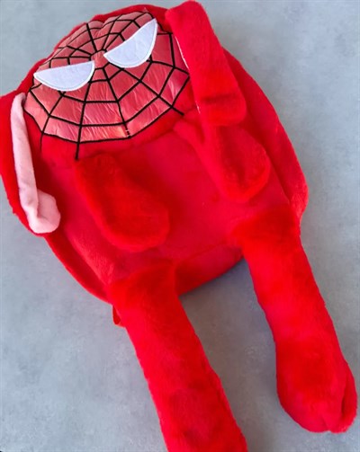 Işıklı Hareketli Spiderman Peluş Çanta